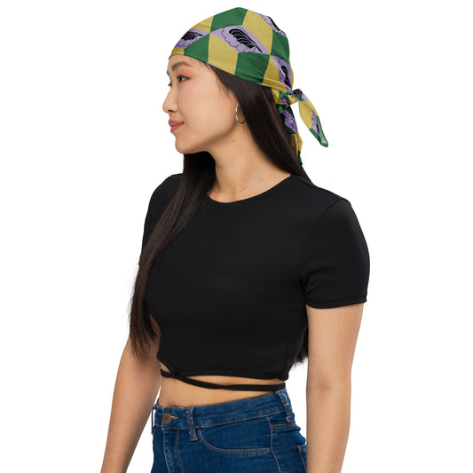 Wave blocks bandana