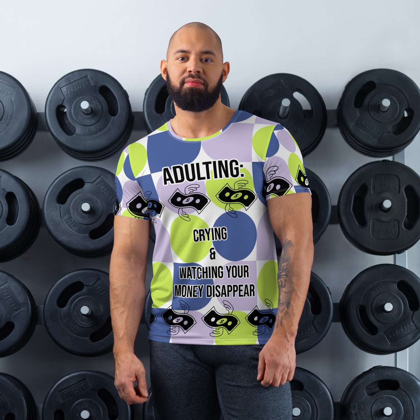 Adulting Athletic T-shirt