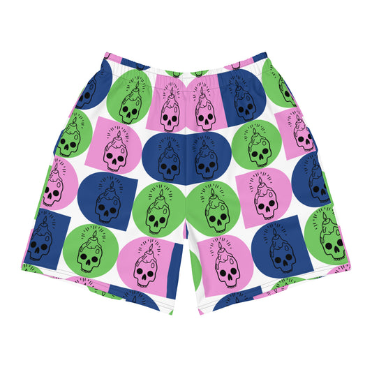 Happy Skull Recycled Athletic Shorts