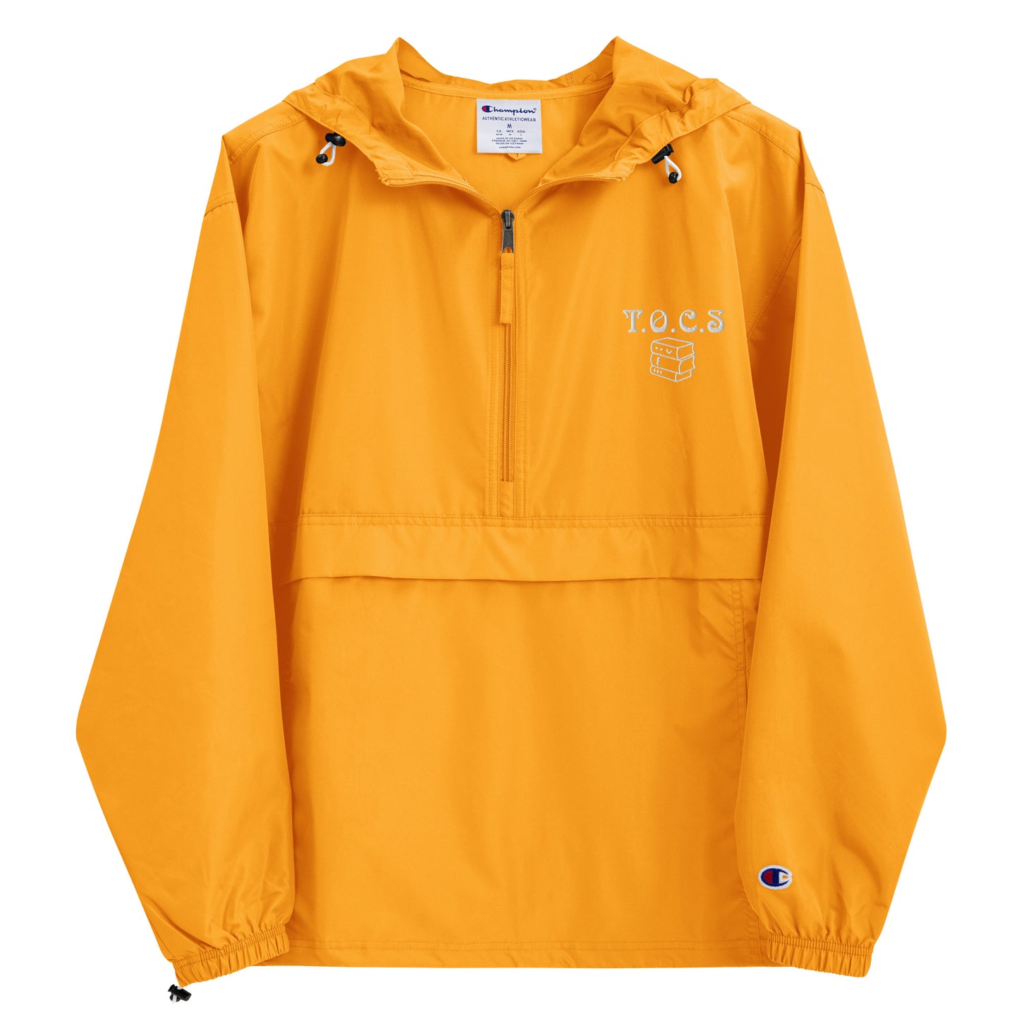 T.O.C.S. Embroidered Champion Packable Jacket