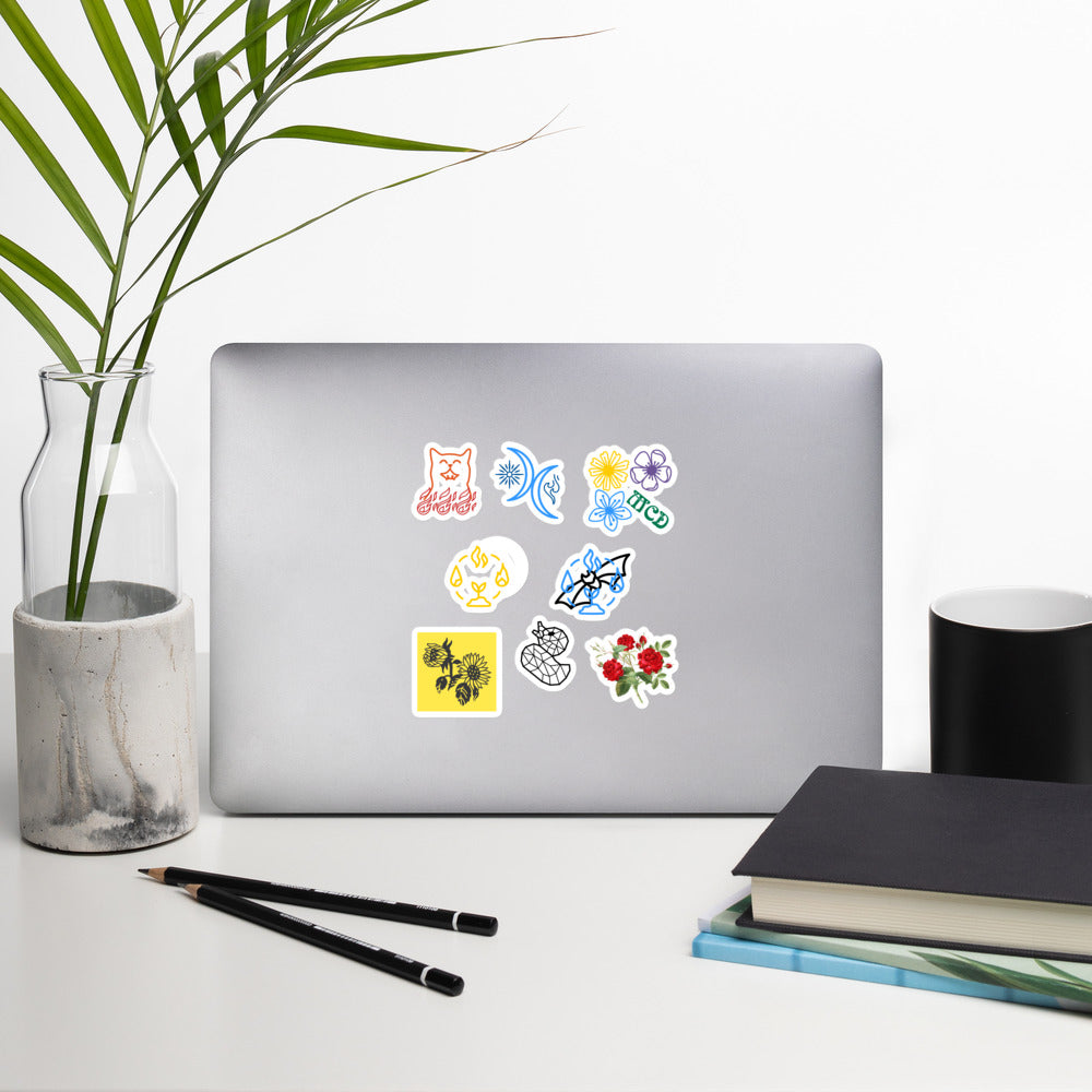 Flora & fauna stickers