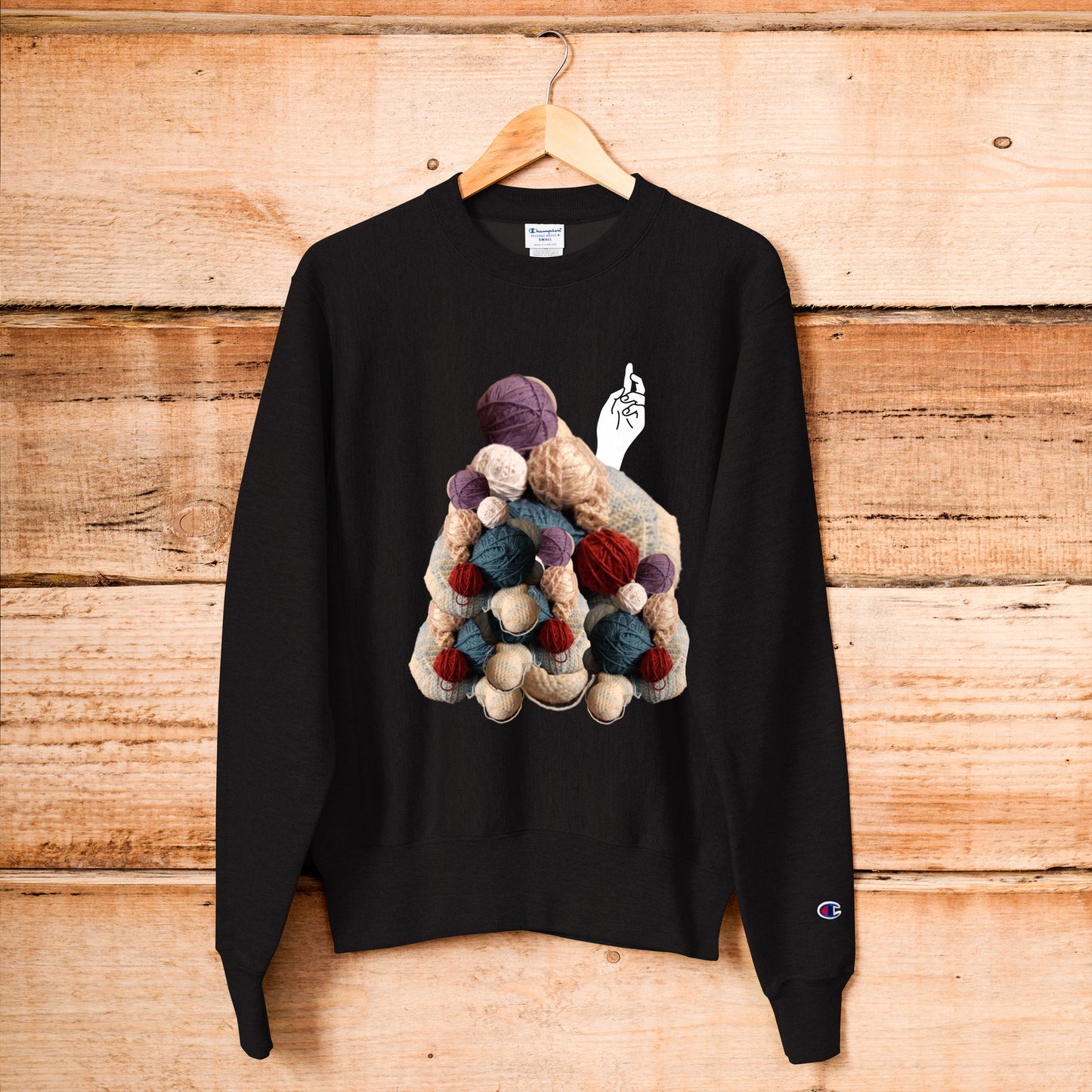 Burried in Yarn Champion Sweatshirt