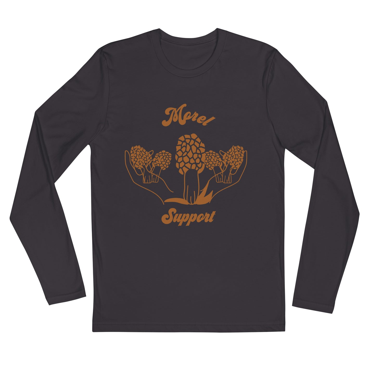 Morel support Long Sleeve Fitted Crew