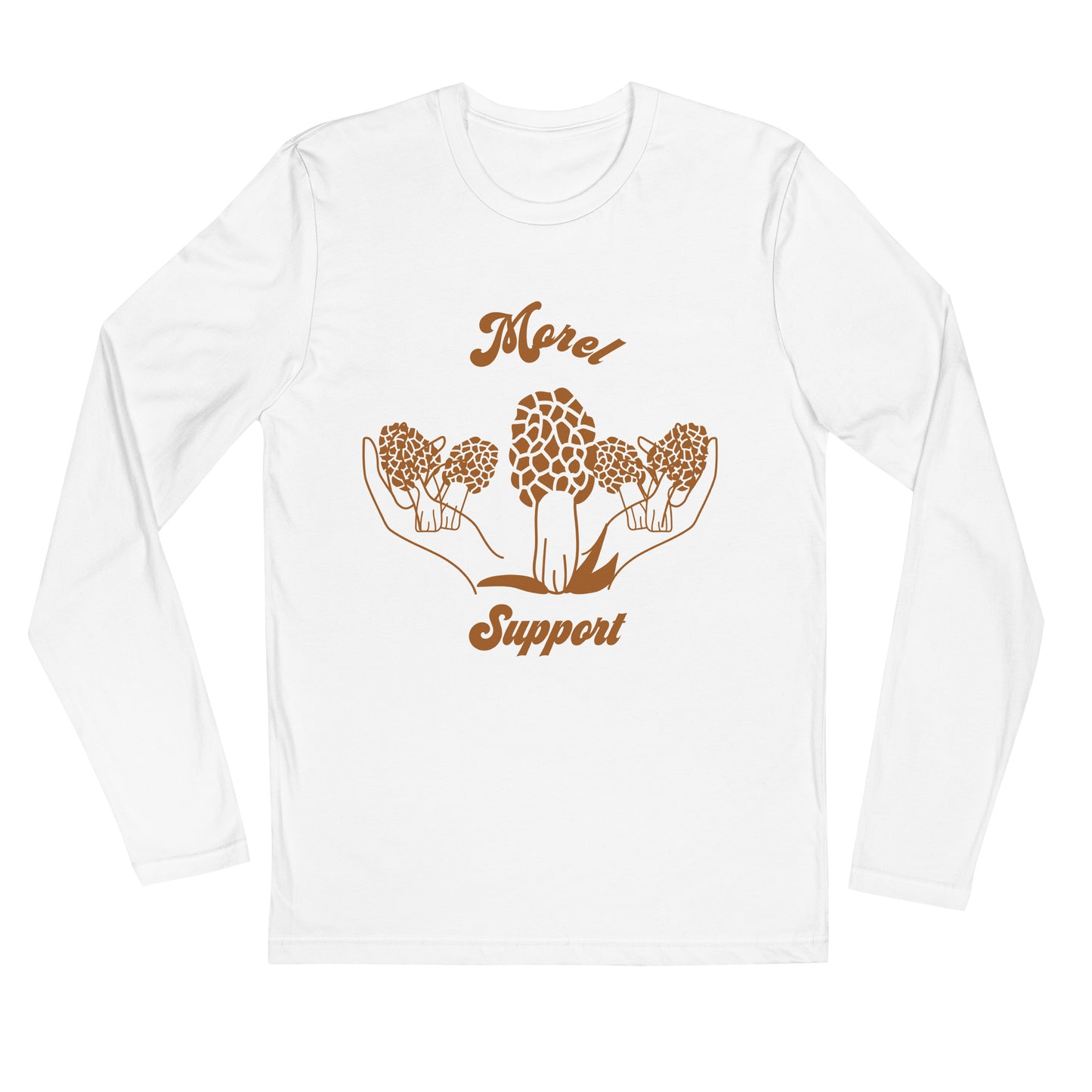 Morel support Long Sleeve Fitted Crew