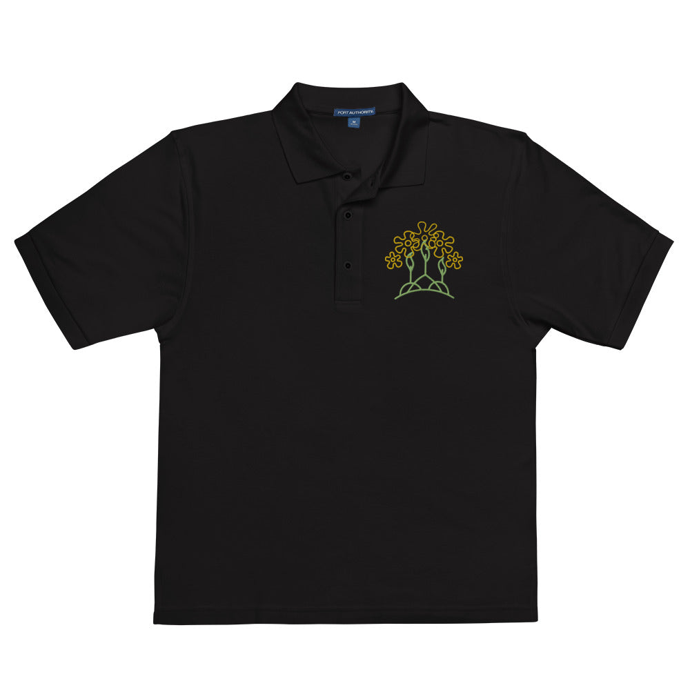 Spring Flowers Premium Polo