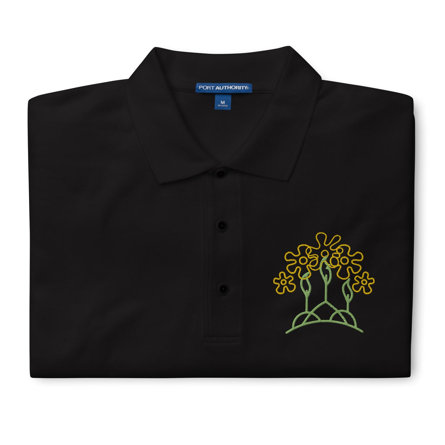 Spring Flowers Premium Polo