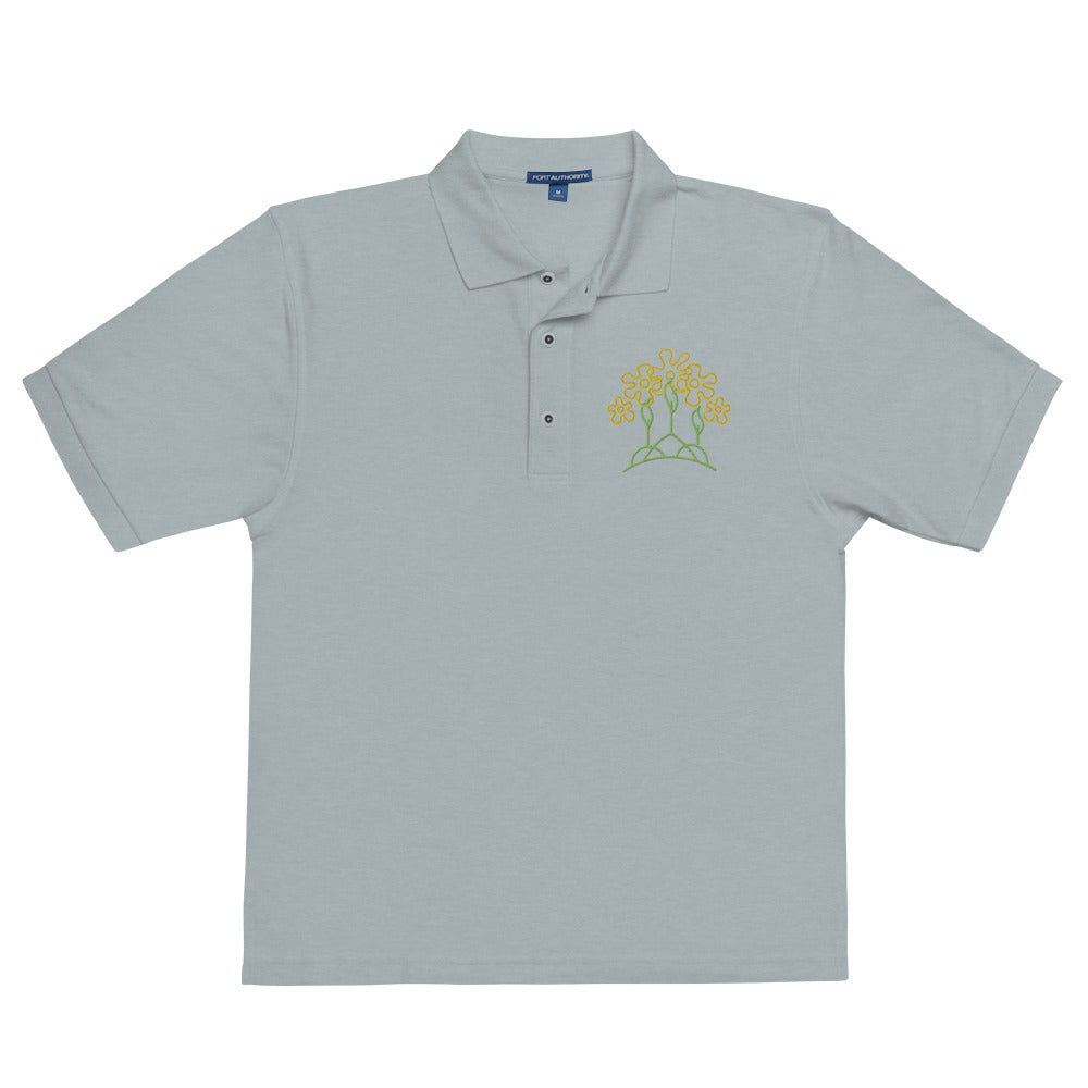 Spring Flowers Premium Polo