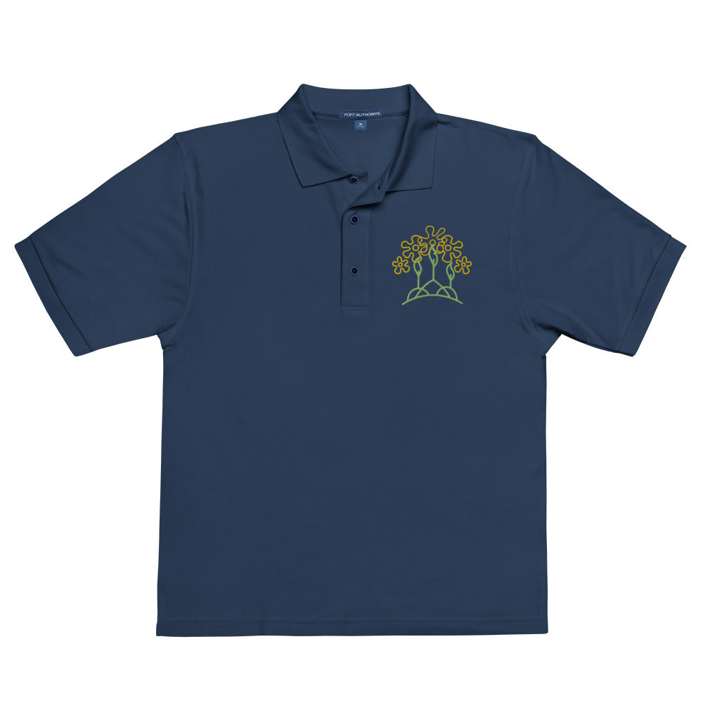 Spring Flowers Premium Polo