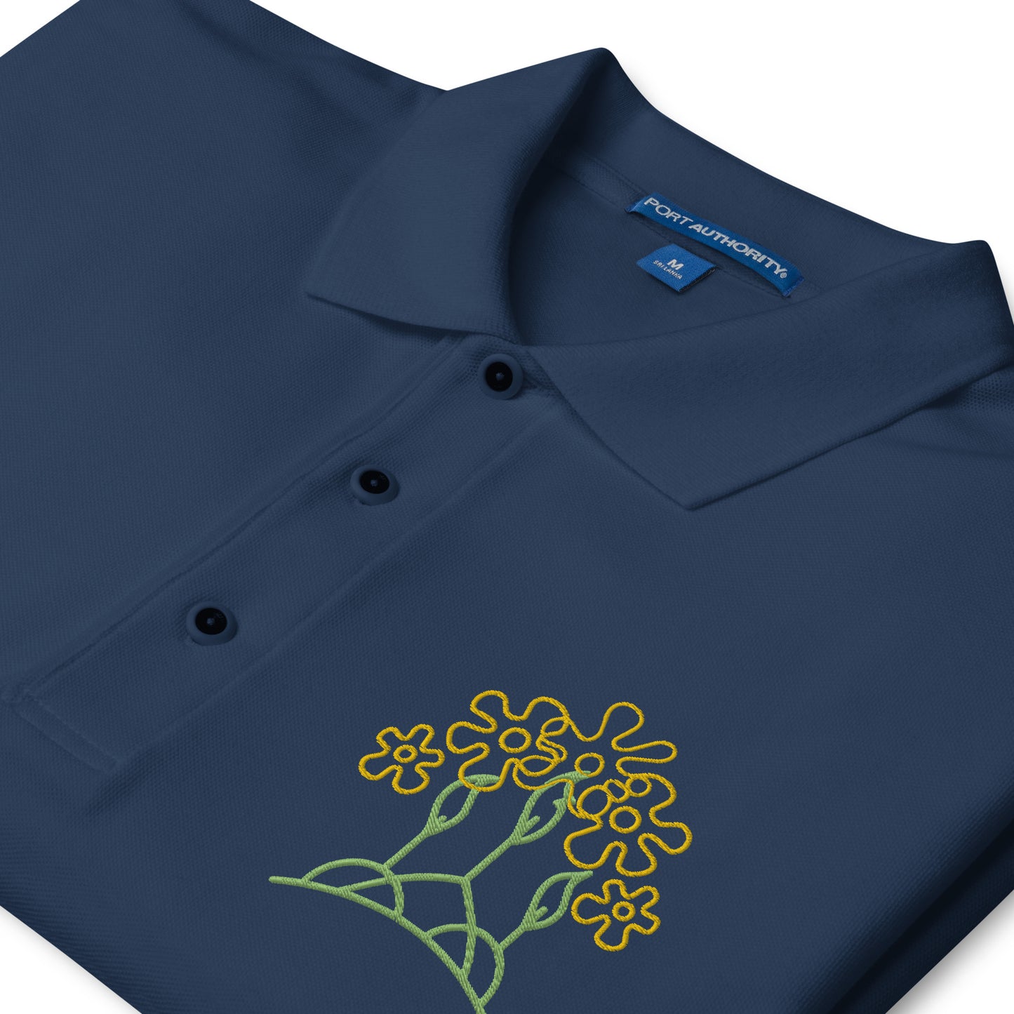 Spring Flowers Premium Polo