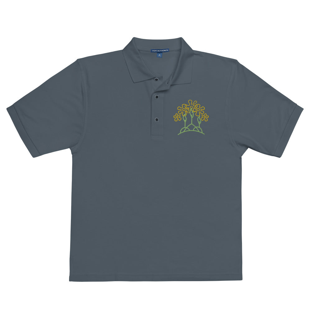 Spring Flowers Premium Polo