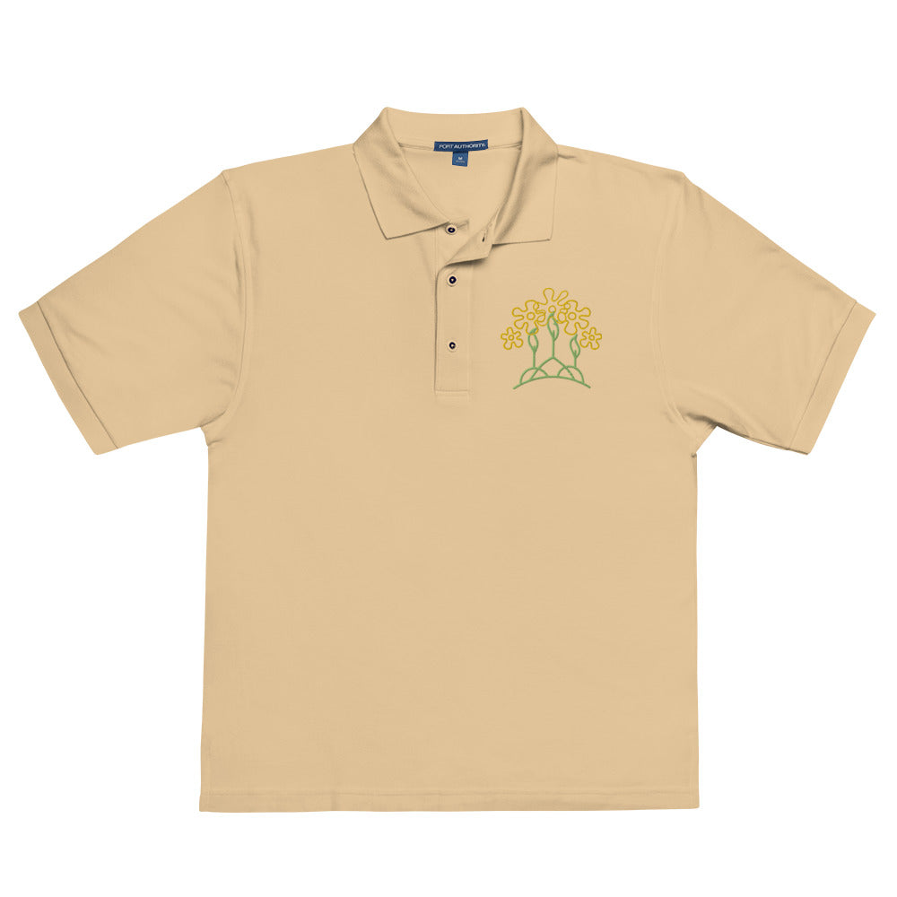 Spring Flowers Premium Polo