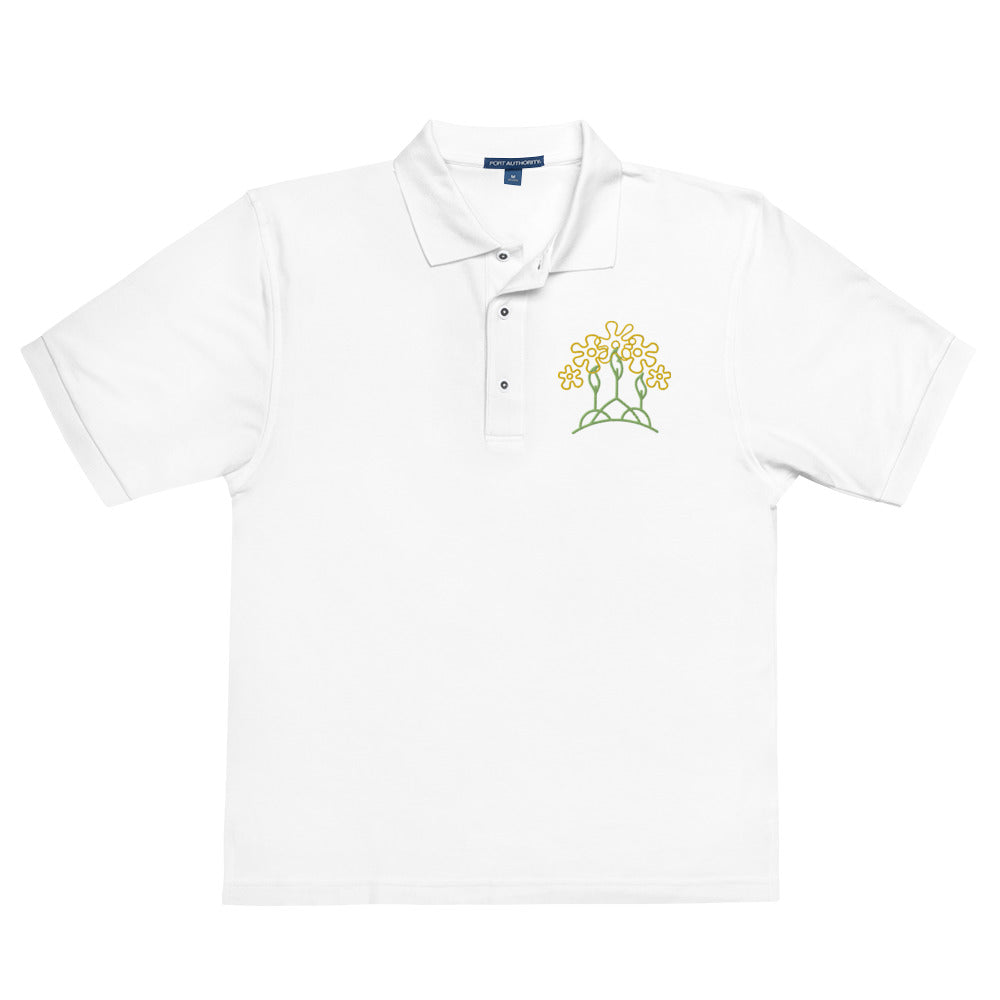 Spring Flowers Premium Polo