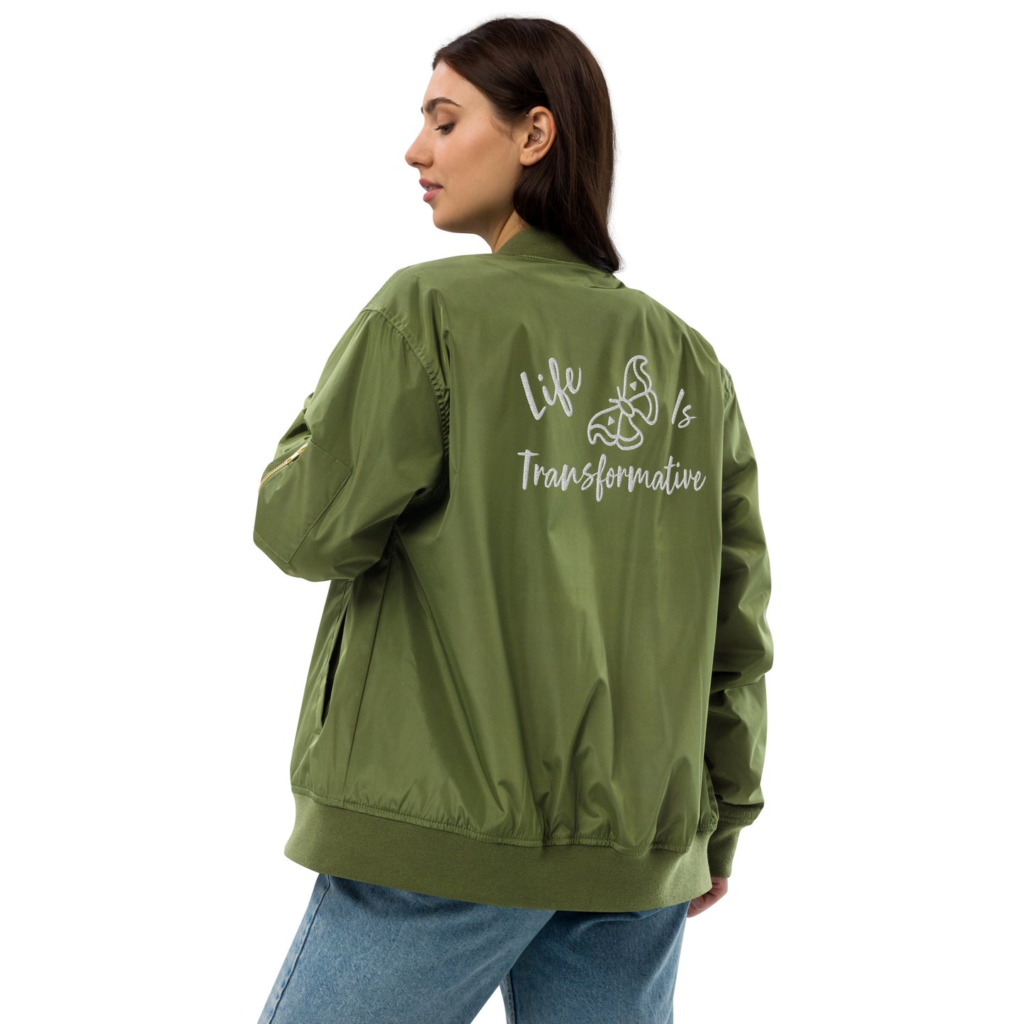 Transformative bomber jacket