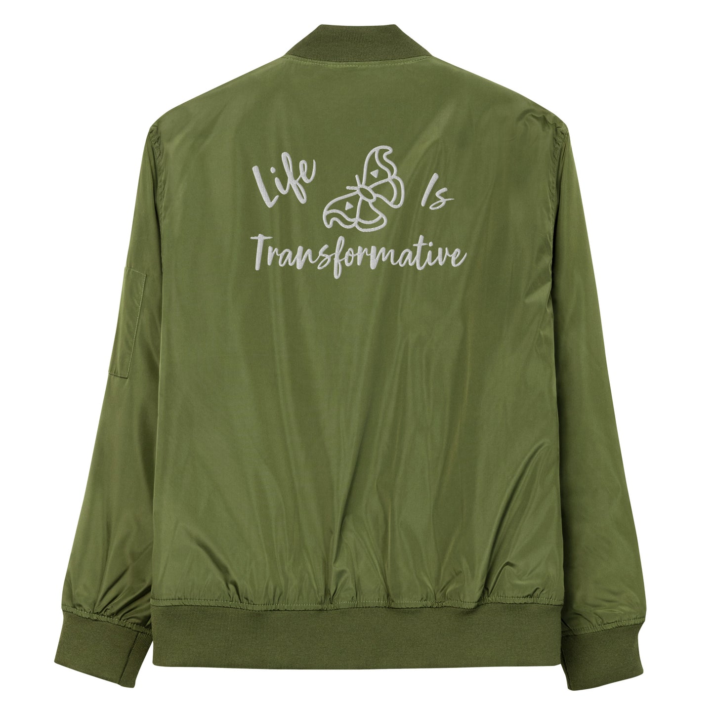 Transformative bomber jacket