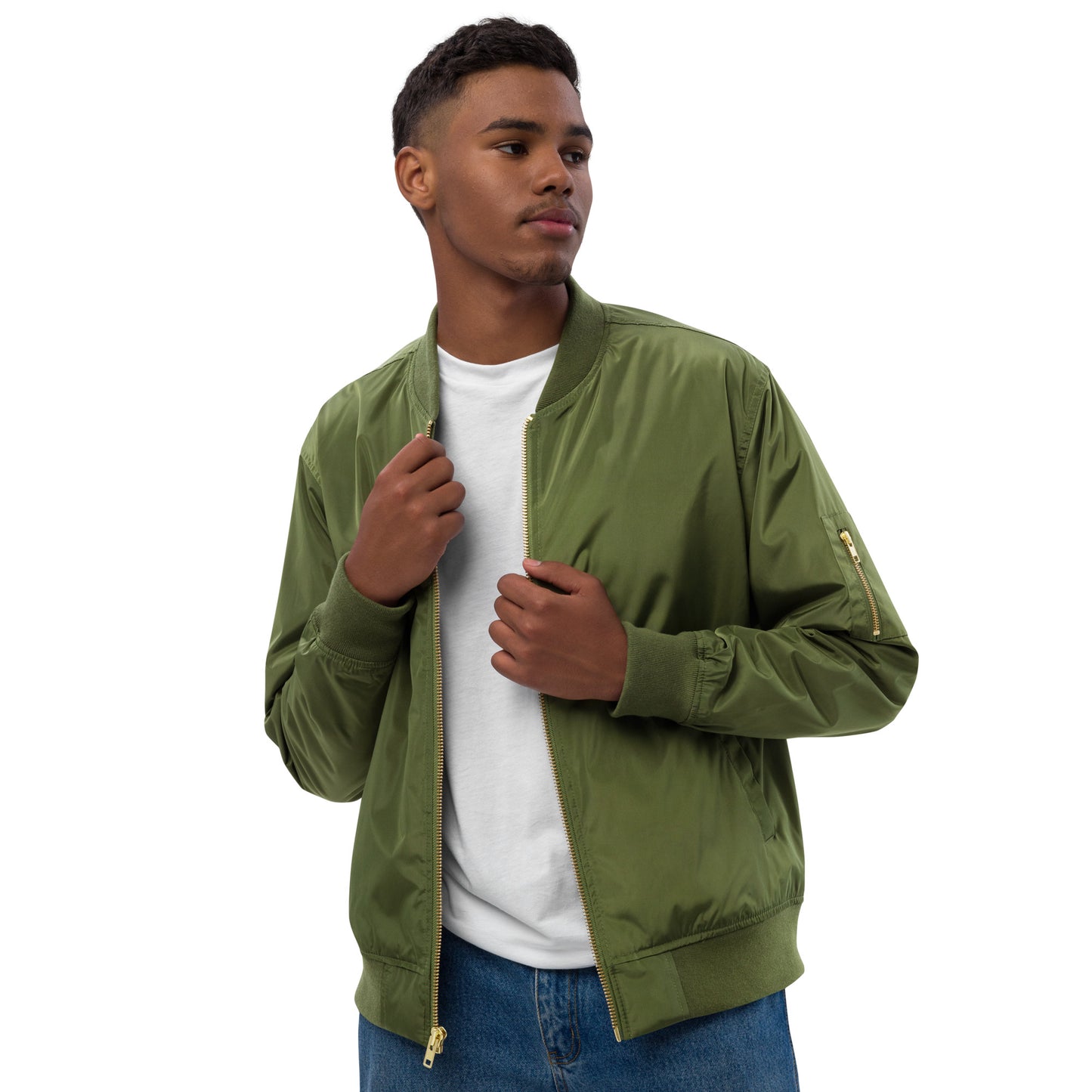 Transformative bomber jacket