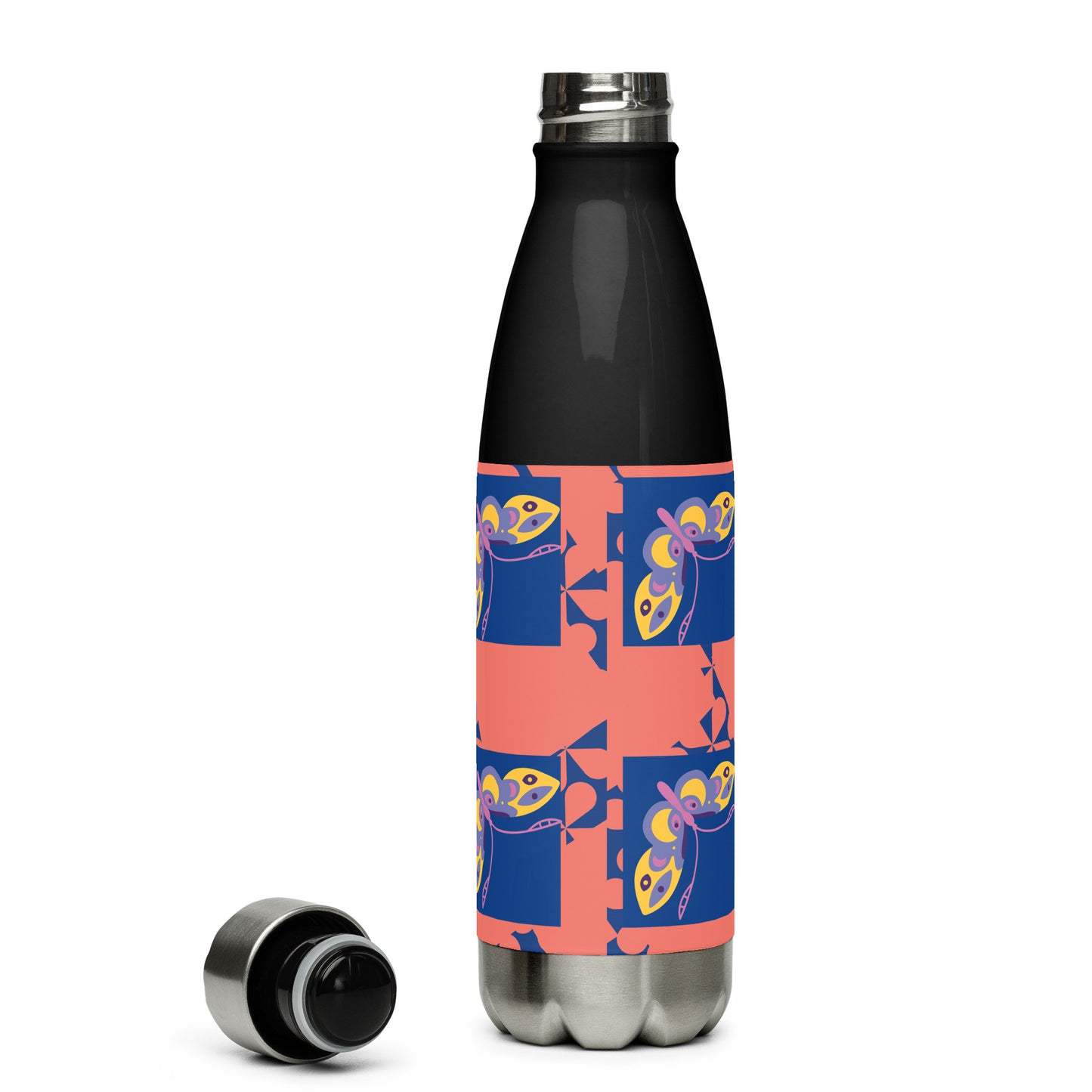 Busy Moth Stainless Steel Water Bottle