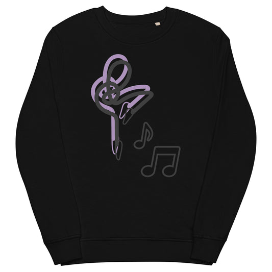 Dance with me organic sweatshirt