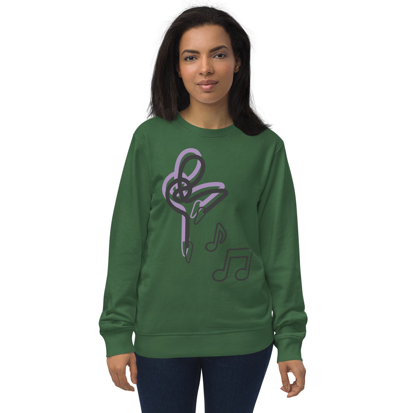 Dance with me organic sweatshirt