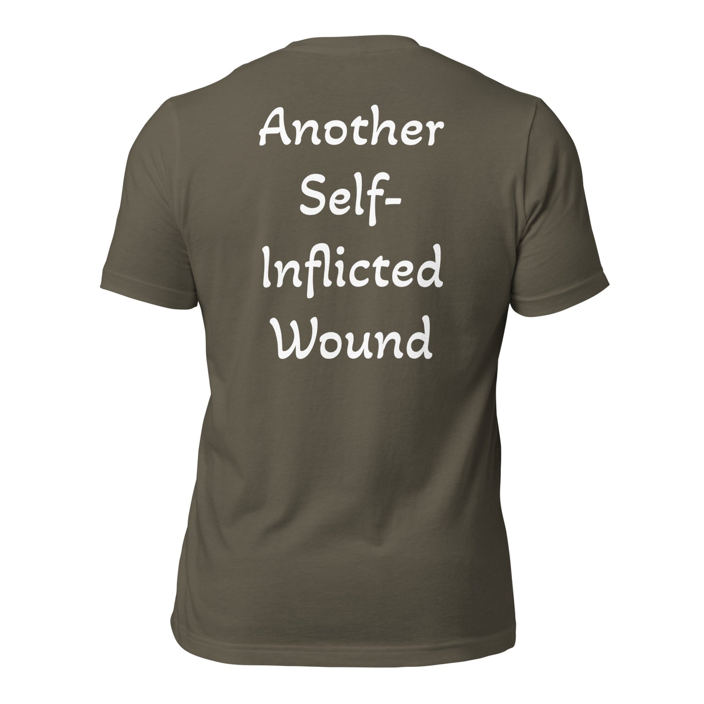 Unisex t-shirt Self-inflicted wound