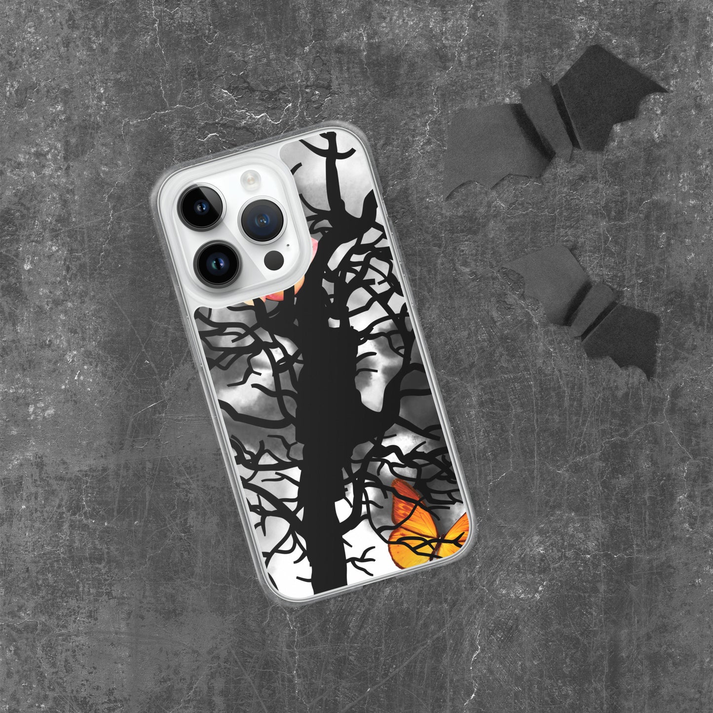 Colour through the stormy tree Clear Case for iPhone®