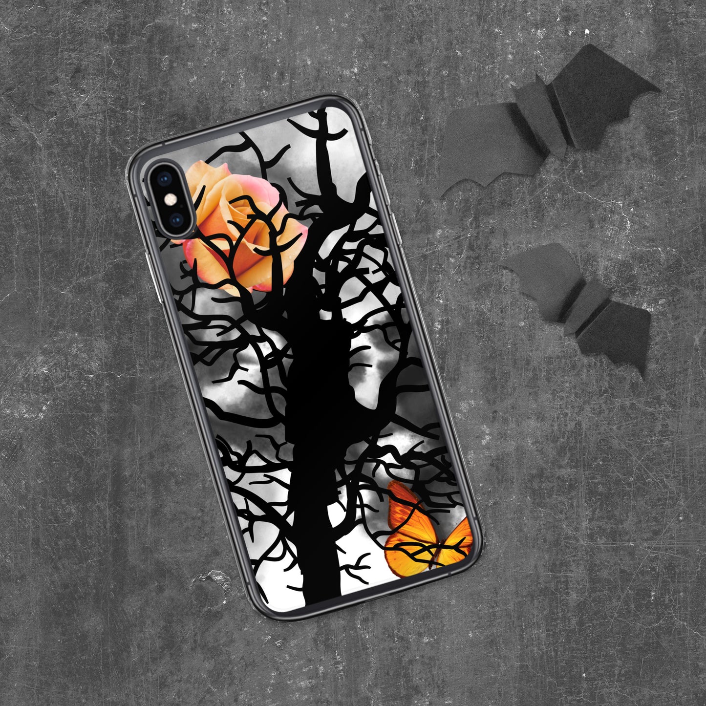 Colour through the stormy tree Clear Case for iPhone®