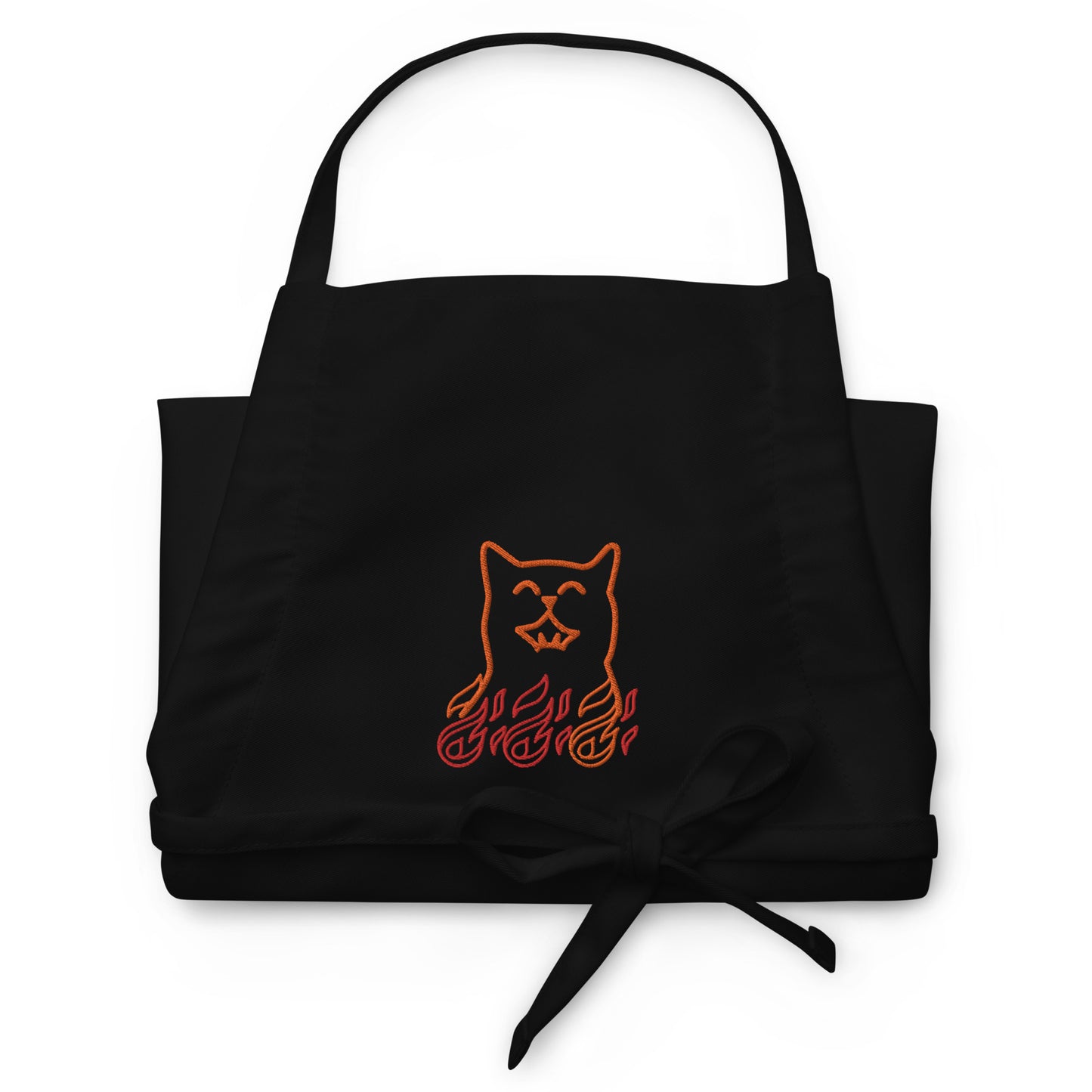 Cat in the Kitchen Embroidered Apron