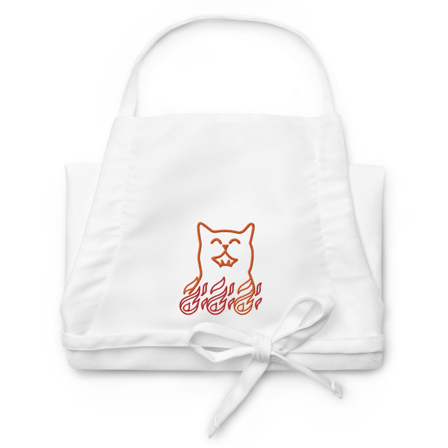 Cat in the Kitchen Embroidered Apron