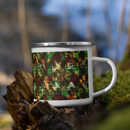 Forest through the Trees Enamel Mug