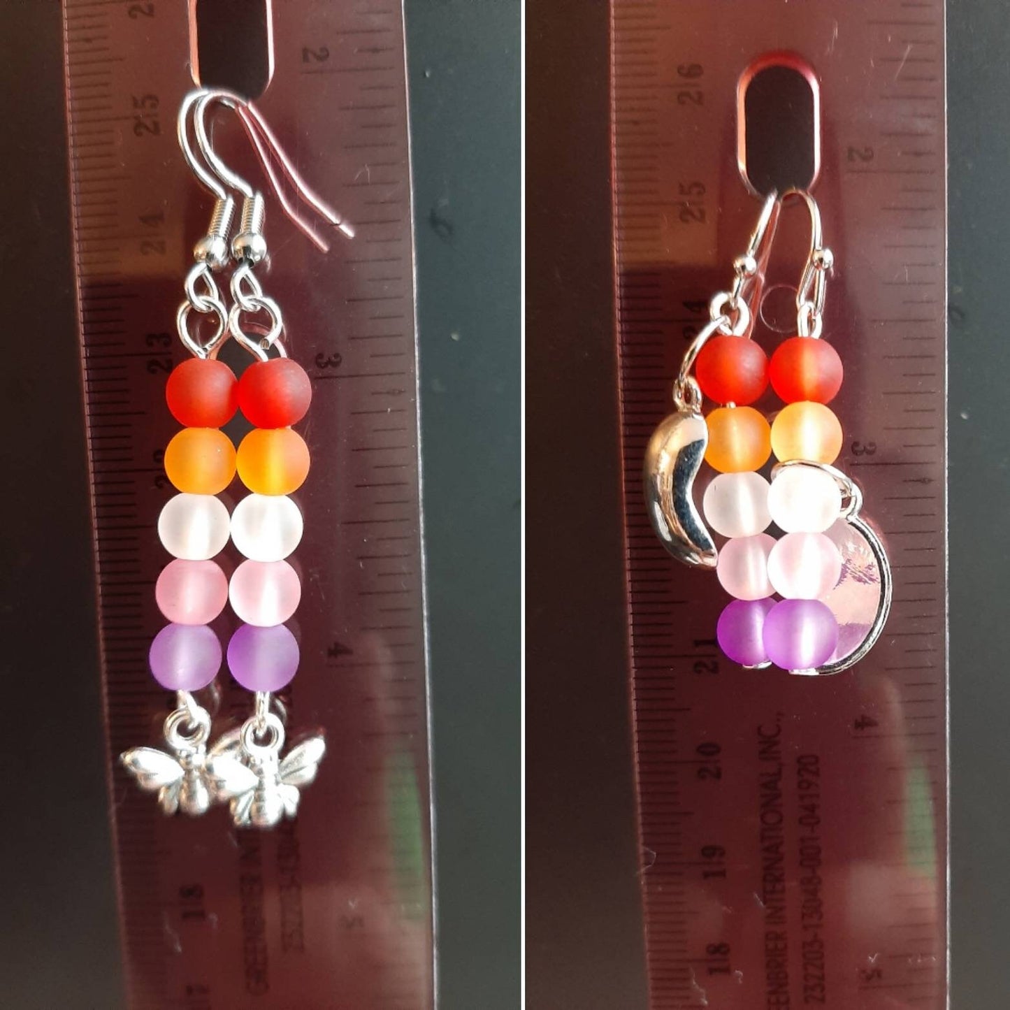 Lgbt+ punny earrings