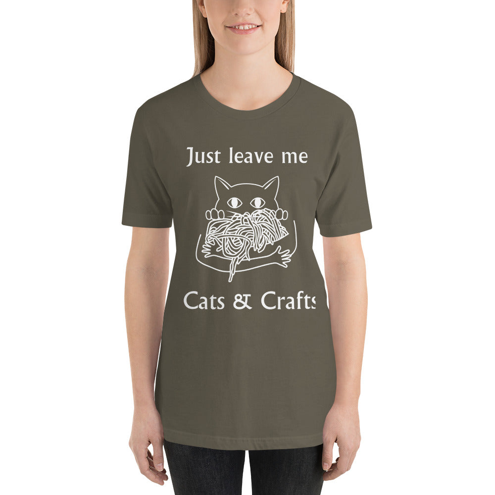 Cats and crafts Unisex t-shirt