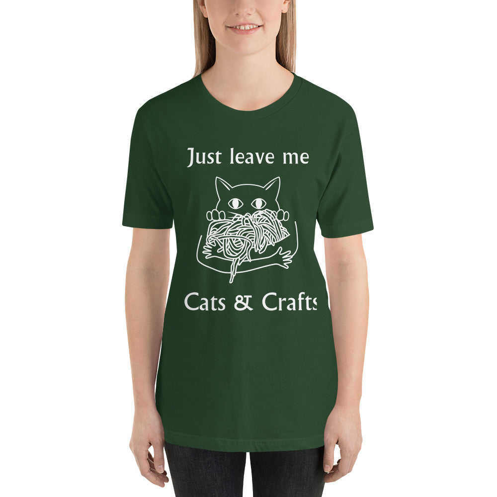 Cats and crafts Unisex t-shirt